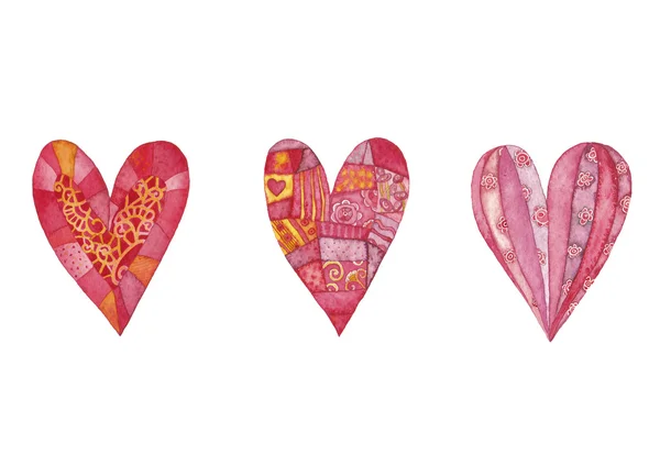 Srdce, přání na Valentýna — Stock fotografie