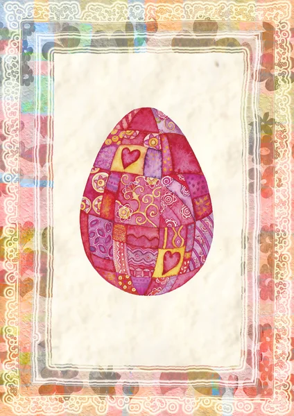 复活节彩蛋的背景 — 图库照片