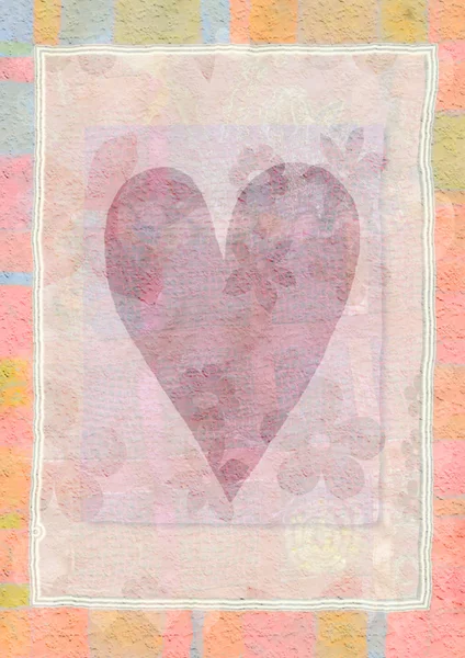 Heart,watercolor — Stock Photo, Image