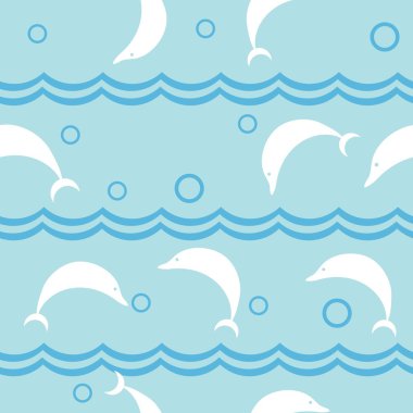 Dolphin repetitions clipart