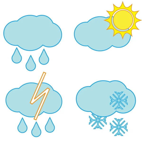 stock vector Weather icons