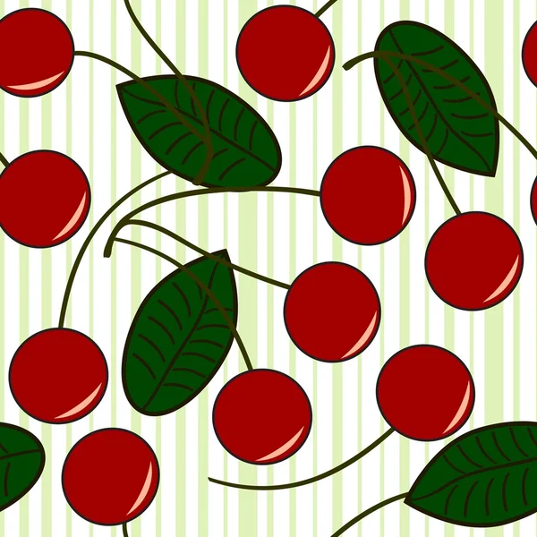 Ripetizioni di ciliegie — Vettoriale Stock