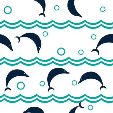 Dolphin repetitions clipart