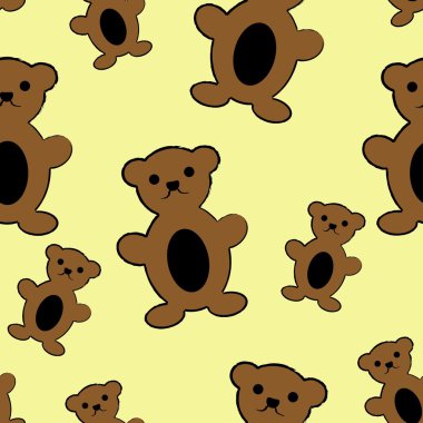 Cartoon bear repetitions