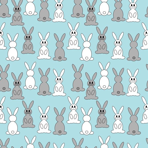 Повторы мультяшных кроликов
