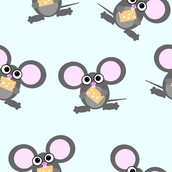Repetições do rato dos desenhos animados — Vetor de Stock