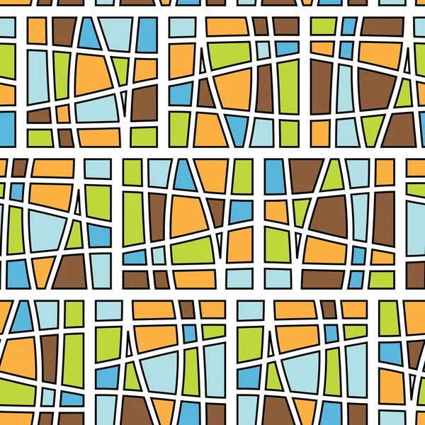 シームレスな正方形のパターン — ストックベクタ