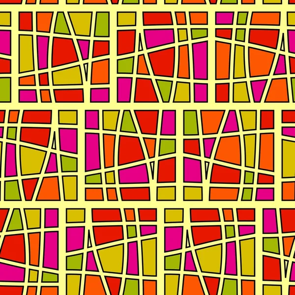 Sømløst firkantet mønster – stockvektor