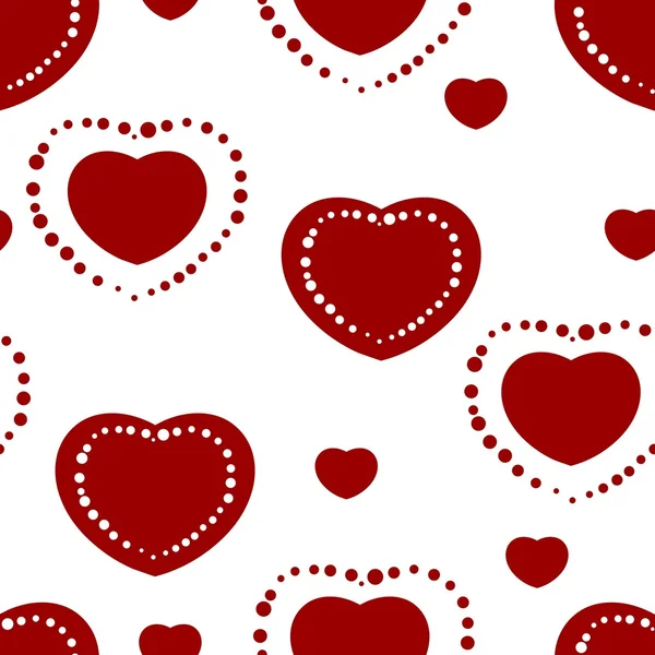 Abstrakt Valentine Bakgrund Med Hjärtan — Stock vektor