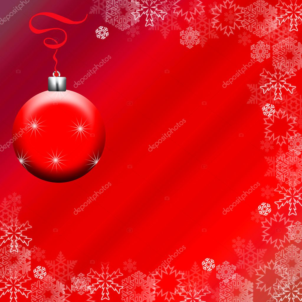 Sfondi Natalizi Rossi.Red Christmas Ball On Red Backgrounds Stock Vector C Yanny01 4085261