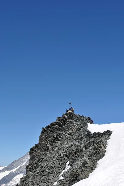 Allalinhorn summit — Stock fotografie