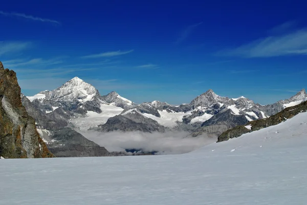 Alpes Suizos Breithorn Hill — Foto de Stock