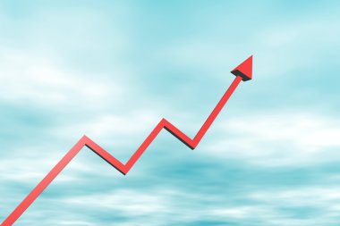 hangi bir ucu gökyüzüne yönettiği diyagramı