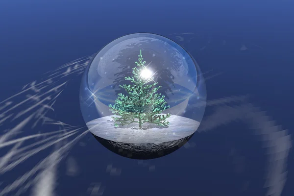 Magic Sphere Fir Executed Three Dimensional Editor — Stock Photo, Image