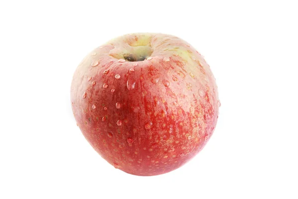 Apfel in Tropfen — Stockfoto