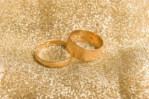 Gold rings — Stock Photo, Image