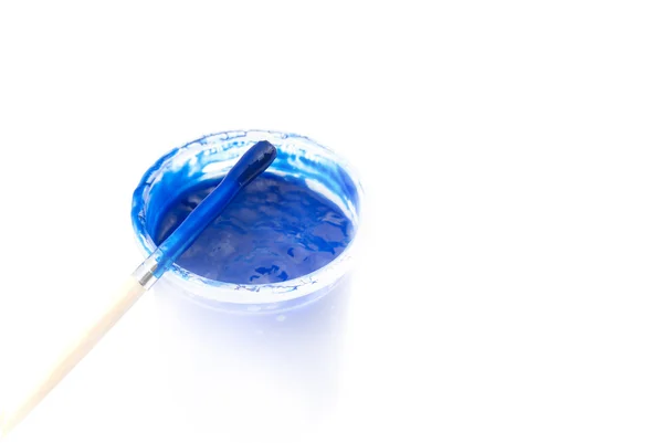 Pittura blu — Foto Stock