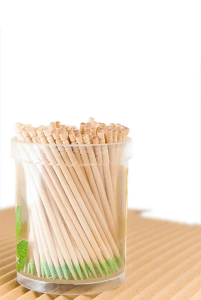 Toothpicks Isolated White Background — Stock Photo, Image