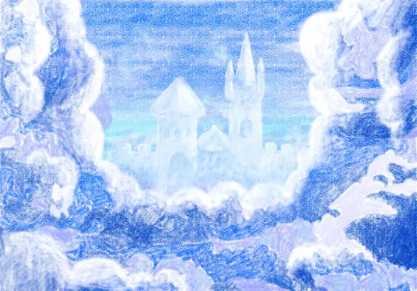 天空中的城堡 — 图库照片