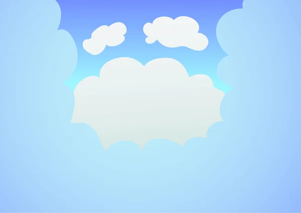 Die Wolken — Stockvektor