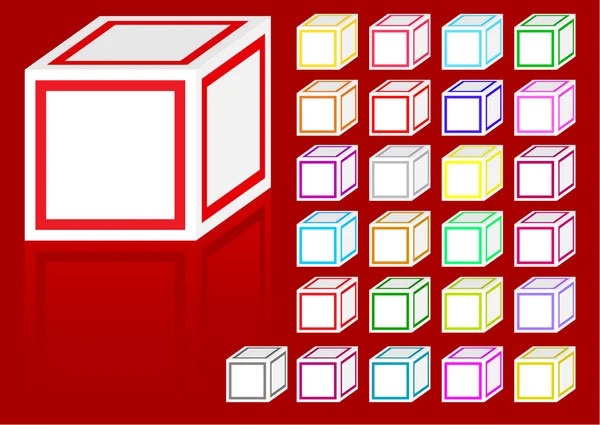 stock vector The cubes