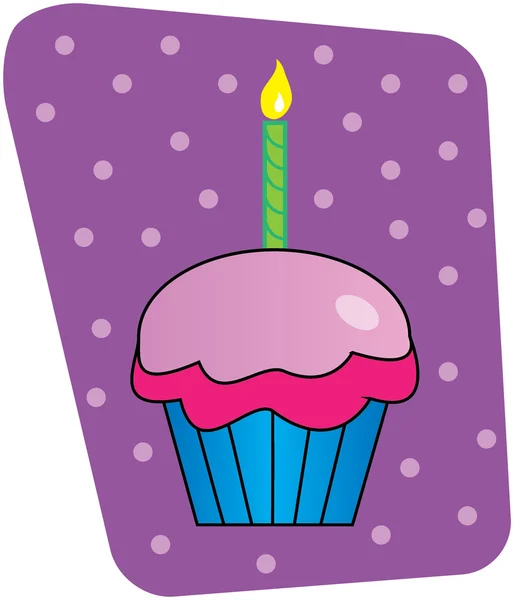 Gâteau d'anniversaire — Image vectorielle