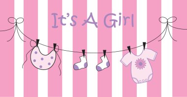 It's A Girl clipart