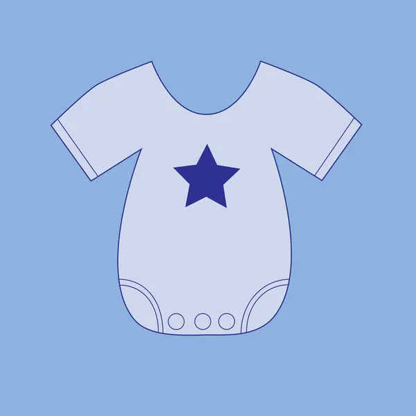 Baby Boy Onesie — Stock vektor