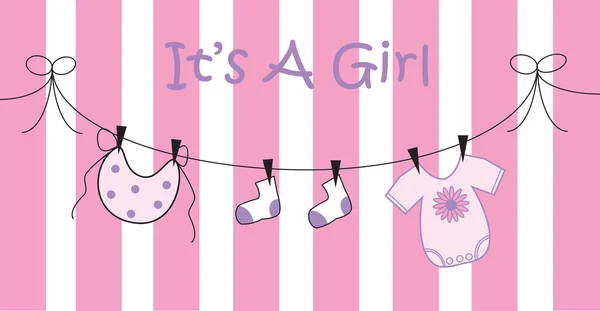 C'est une fille. — Image vectorielle