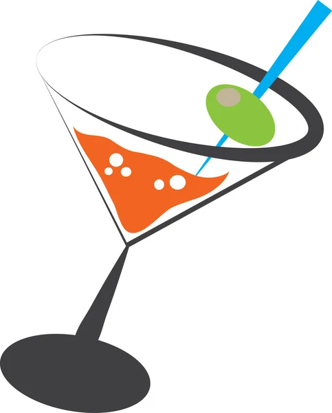 Cocktail — Stockvektor