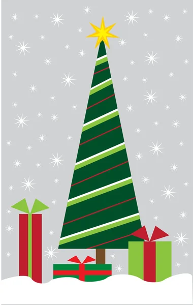 Feliz árbol de Navidad — Archivo Imágenes Vectoriales