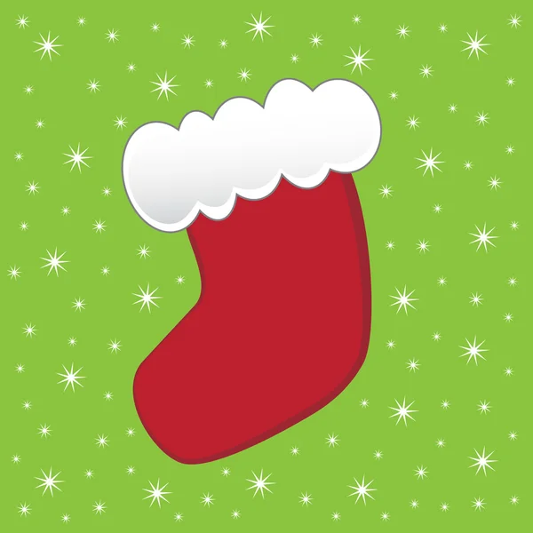 Bas de Noël — Image vectorielle