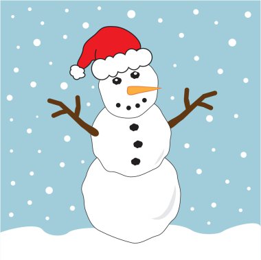 Snowman clipart