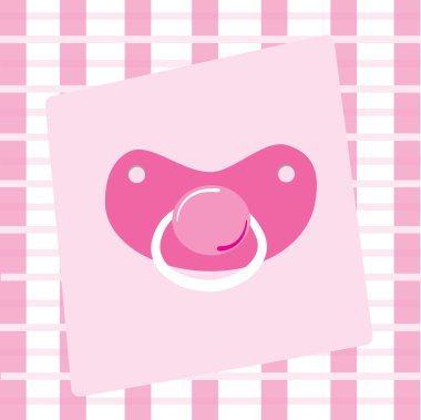 Pink Pacifier clipart