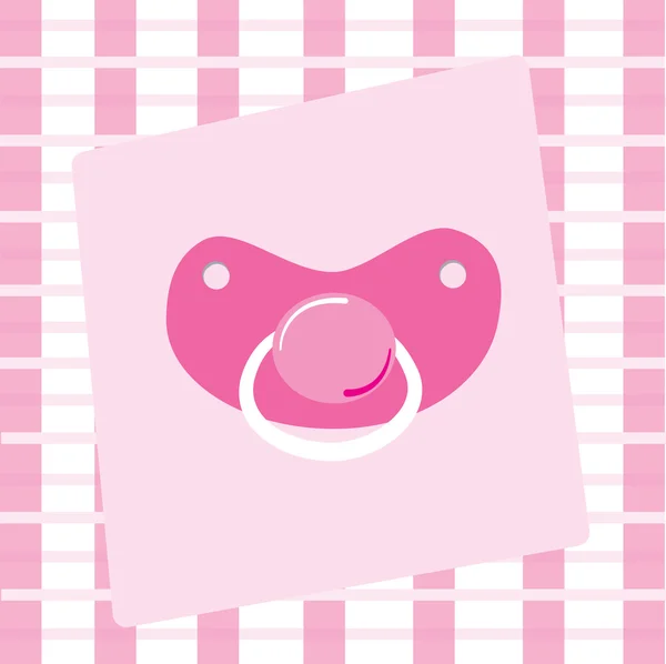 粉红色的奶嘴 — 图库矢量图片