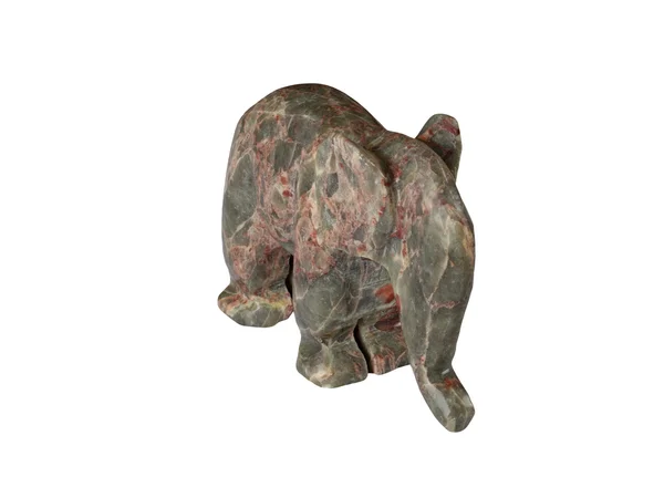 stock image Stone Souvenir,elephant figurine over white background