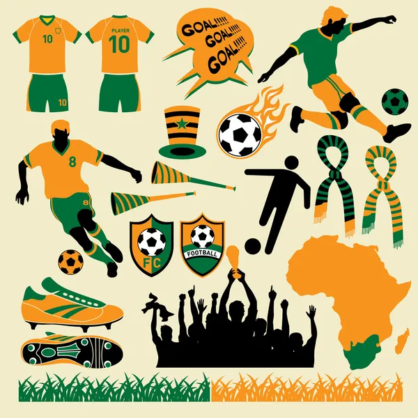 Soccer Collection — Stock Vector