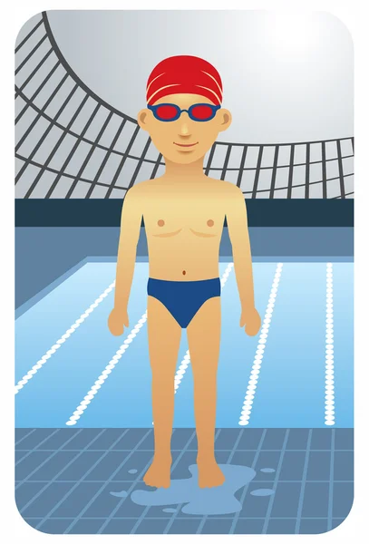 游泳选手 — 图库矢量图片