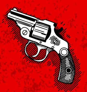 Pop Art Gun clipart