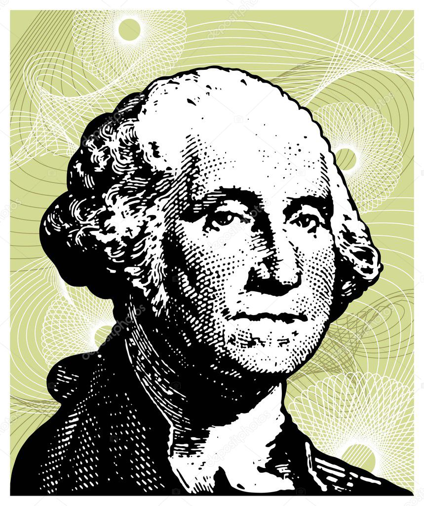 George Washington — Stock Vector © UltraViolet #4138228