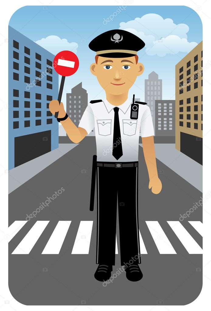 Police Officer Stock Vector By ©ultraviolet 4157147