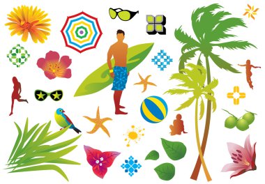 Summer Design Elements clipart