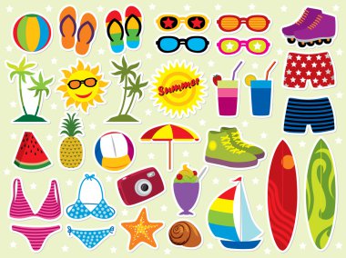 Summer Design Elements clipart