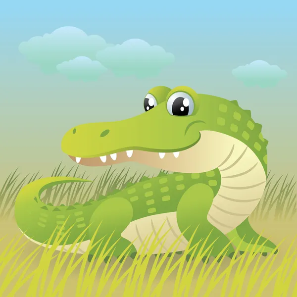 Alligator — Stockvektor
