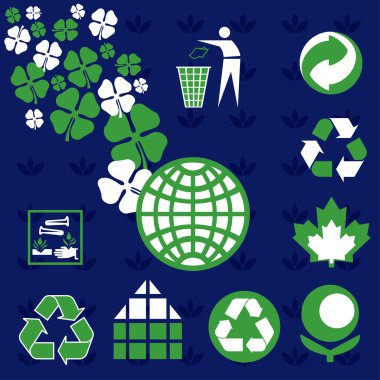 Ecology Environmental Icons clipart