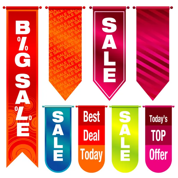 Försäljning banners — Stock vektor