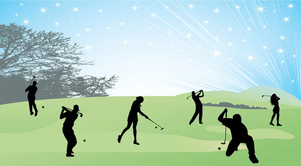 Golf — Stockvektor