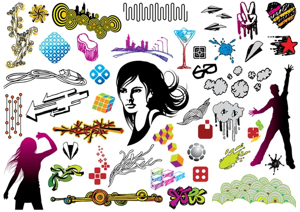Doodles design — Image vectorielle