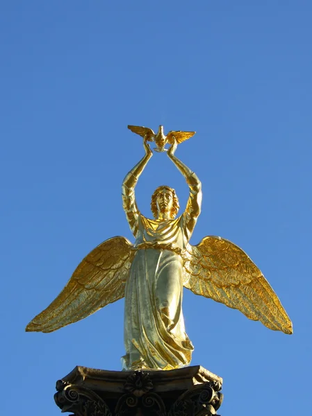 Ангел с голубем — стоковое фото