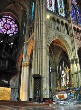 Reims bir katedral iç.